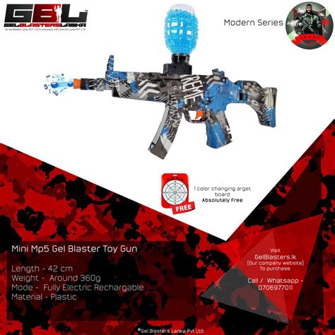 SGM Mini Mp5 Gel Blaster - Gel Blasters Lanka