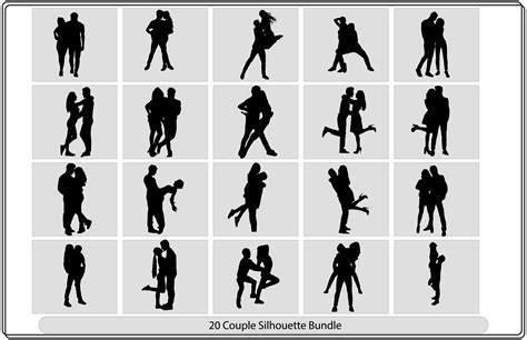 Silhouette of Two Lovers Graphic by Unique_Design_Team · Creative Fabrica