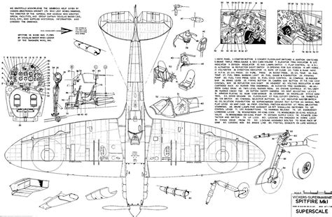 supermarine spitfire mk1 blueprints - Bing | Supermarine spitfire ...