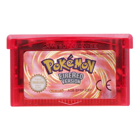 Pokémon Fire Red Gameboy Advance GBA ESP Version 32bit ( Tested & Works ...