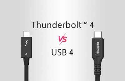 Thunderbolt 4.0 vs. USB 4.0: Exploring the Differences | Sitecom