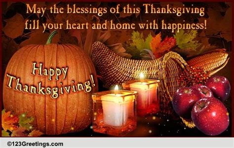 Thanksgiving Friends Cards, Free Thanksgiving Friends Wishes | 123 ...