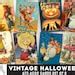 Vintage Halloween Cards Printable ATC ACEO Cards 2.5 X 3.5 Digital Collage Sheet, Journal Cards ...