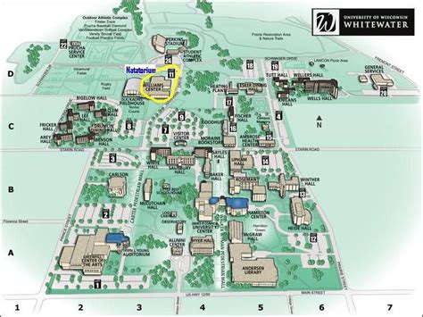 Whitewater Campus Map