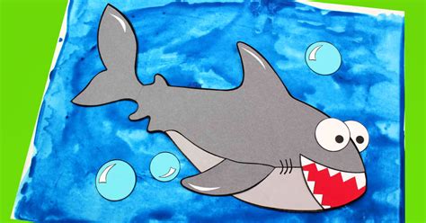 Free Printable Shark Craft for Shark Week - Mama Likes This