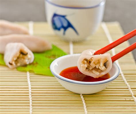 Hakka Bamboo Dumplings/ Soon Pan - Lisa's Lemony Kitchen