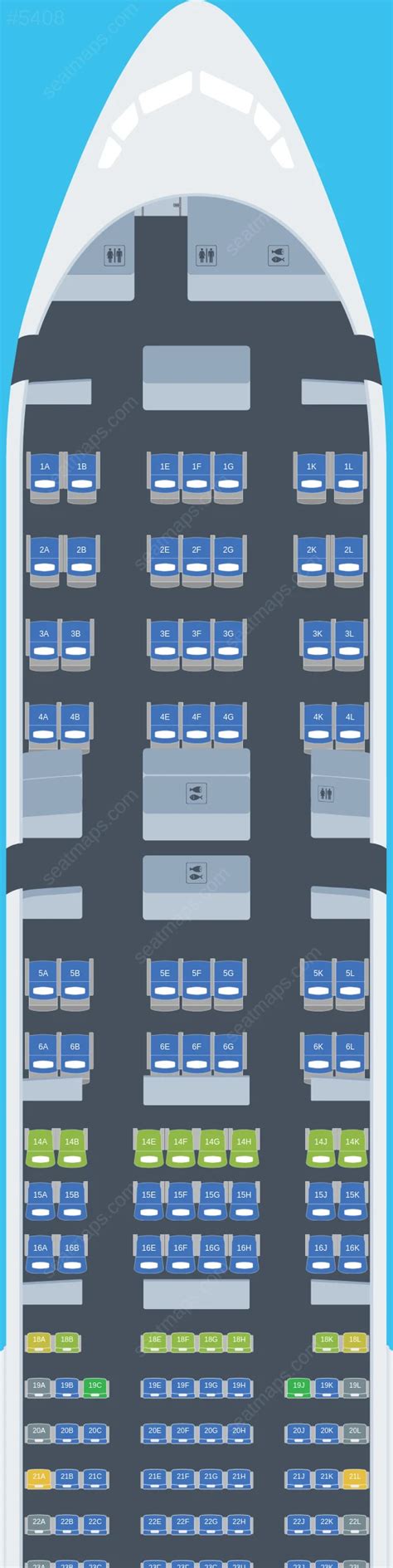 Boeing 777 200er Seat Map Air France | Two Birds Home