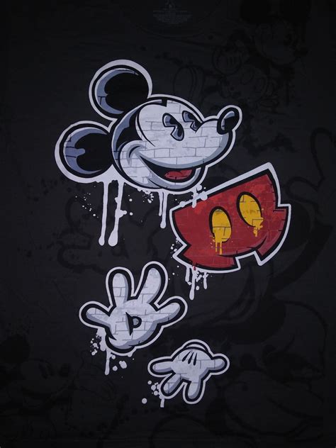 Graffiti Style Disney Mickey Mouse Tee in 2021 | Vintage cartoon, Graffiti, Mickey mouse