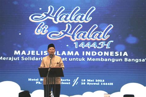 Majelis Ulama Indonesia Gelar Halal Bi Halal Kebangsaan - Ibadah.co.id