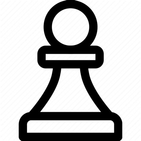 Chess, game, pawn, piece, rook, strategy, white icon - Download on Iconfinder