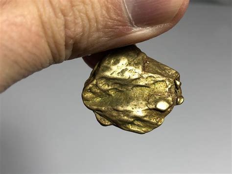 Meteorite iron 24K gold Campo Del Cielo pendant - Catawiki