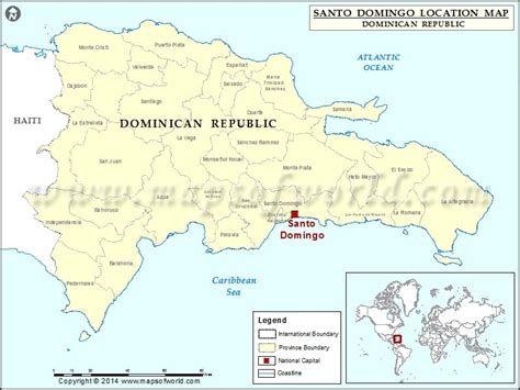 Where is Santo Domingo | Location of Santo Domingo in Dominican Republic Map