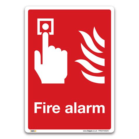 Fire alarm - 3 Signs