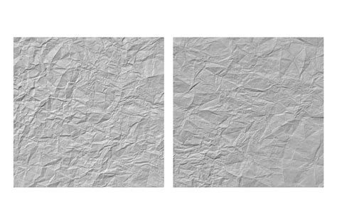 Realistic Crumpled Paper Texture Set Graphic by drawplusmotions ...