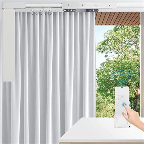 Electric Curtain Tracks 87"-244" Smart Curtains Motorized Opener ...