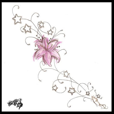 Flower Tattoos: side tattoo design | Flower Tattoo