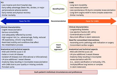 Heart team approach for LMCA revascularization. Figure adapted with ...