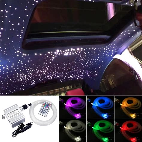 Auto Parts & Accessories 9W Car LED Light Fiber Optic Star Ceiling Kit ...