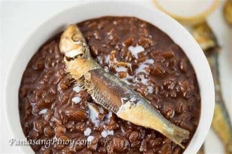 Champorado with Tuyo - Chocolate Porridge with Salted Dried Fish ...