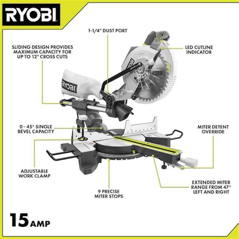 Ryobi Sliding Compound Miter Saw Parts Diagram | Reviewmotors.co