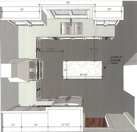 Detailed All-Type Kitchen Floor Plans Review - Small Design Ideas