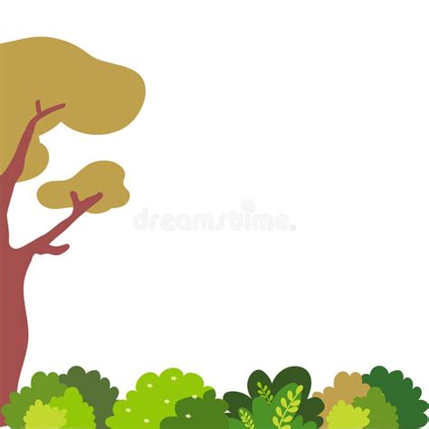 Nature Background. Colorful Nature Background. Trees Background Stock Vector - Illustration of ...