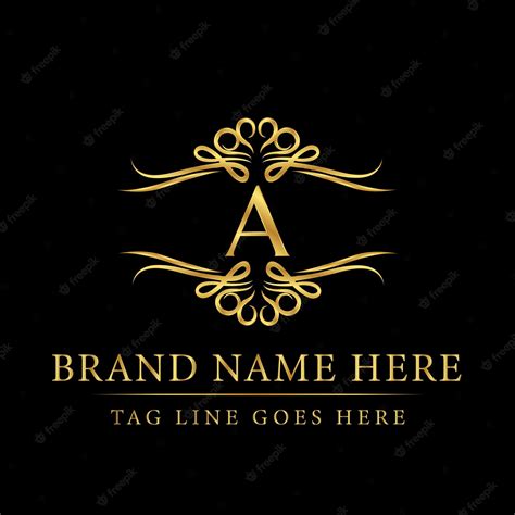 Premium Vector | Modern luxury gold logo design