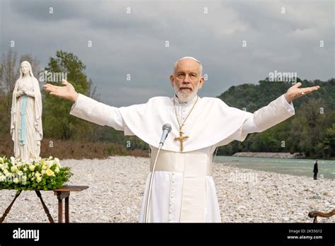 JOHN MALKOVICH in THE NEW POPE (2020), directed by PAOLO SORRENTINO. Credit: WILDSIDE / Album ...