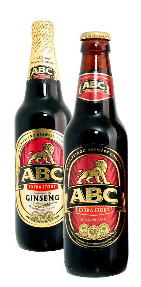 ABC Extra Stout beer / ABC Extra Stout Ginseng beer on Behance