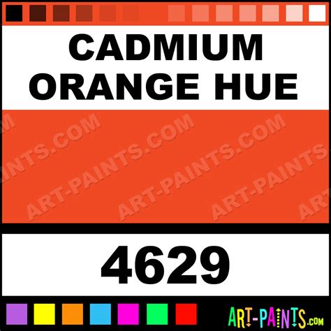 Cadmium Orange Hue Studio Acrylic Paints - 4629 - Cadmium Orange Hue ...