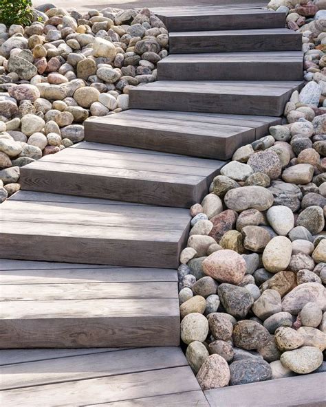 4 Stunning Stone Step Ideas To Take Your Front Yard To The Next Level | Garden stairs, Sloped ...