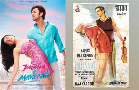 Tu Jhoothi Main Makkar's poster is ripped off from Raj Kapoor's Barsaat, plot to revolve around ...