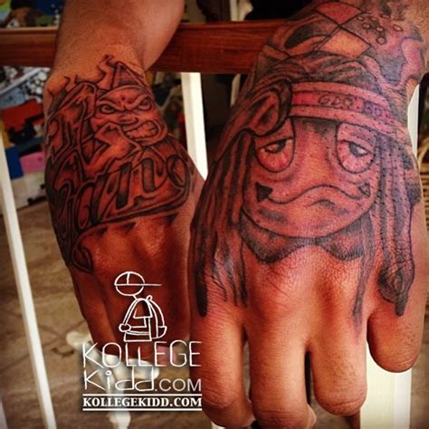 Tadoe Gets Glo Gang Tattoos | Welcome To KollegeKidd.com