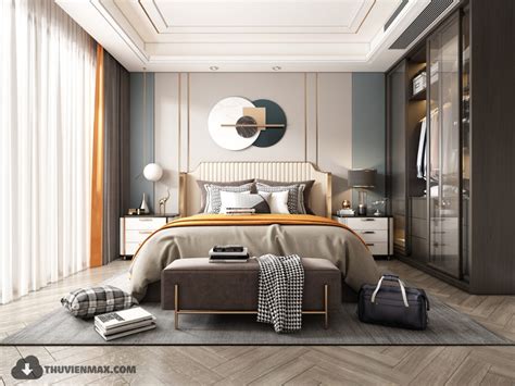 3D Interior Scenes File 3dsmax Model Bedroom 232 By HuyHieuLee - 3Dzip ...