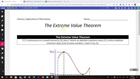 Extreme Value Theorem - YouTube