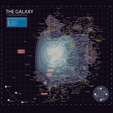 Star Wars -- Galaxy Map by Offeye on DeviantArt