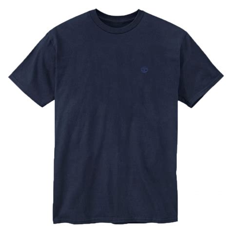 Timberland Timberland Organic Cotton Navy (A13) 6639J Mens Crew Neck T-Shirts - Timberland from ...