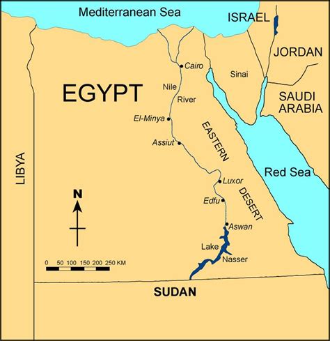 Map of Egypt: Explore the Beauty of the Red Sea and Jordan