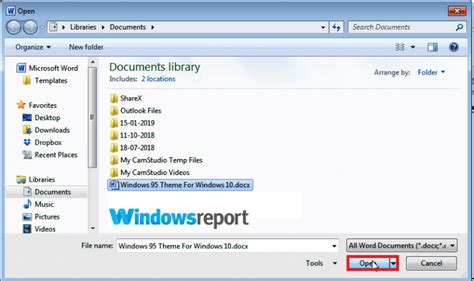 WordPad doesn't support all features of this document's format [Fix]