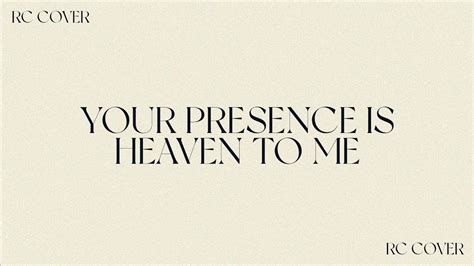 Your Presence is Heaven to Me | Revival Church Cover - YouTube