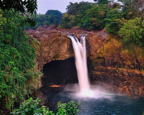 Waterfall in the tropical rainforest-The worlds most beautiful waterfall landscape picture ...