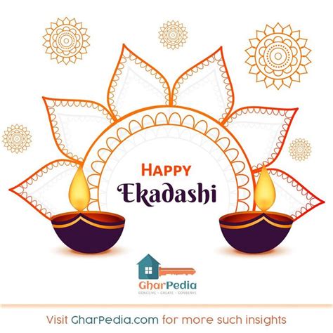 happy eidashi greeting card with diya and flowers on white background ...