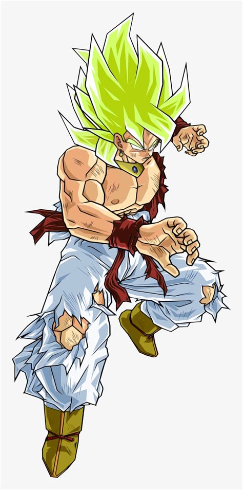 Goku Fusion Broly Transparent PNG - 1200x1600 - Free Download on NicePNG