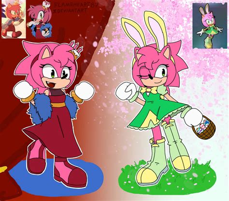 Amy Rose Outfits 7 by FlameHeart87 on DeviantArt