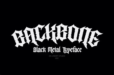 35+ Heavy Metal Fonts for Headbanging Designs