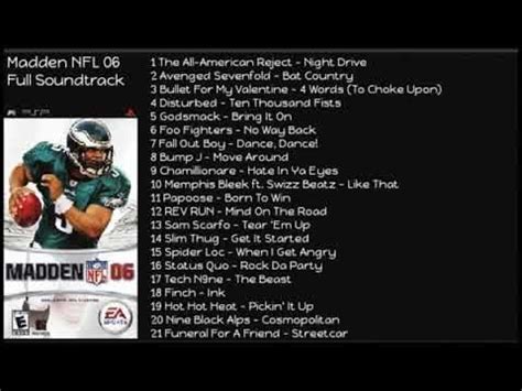 Madden NFL 2006 Full Soundtrack - YouTube