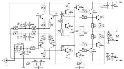 High quality monoblock power amplifier circuit design. This high ...