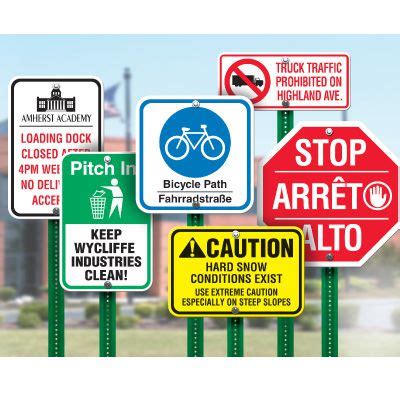 Custom Design Traffic and Parking Signs, Custom Signs | Emedco