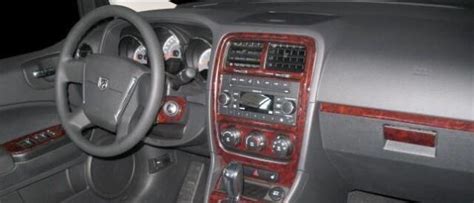 DODGE CALIBER SXT SE R/T RT INTERIOR BURL WOOD DASH TRIM KIT SET 2010 2011 2012 | eBay