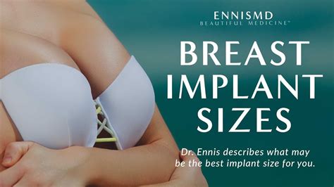 Breast Implant Sizes Explained by Dr. L. Scott Ennis - YouTube